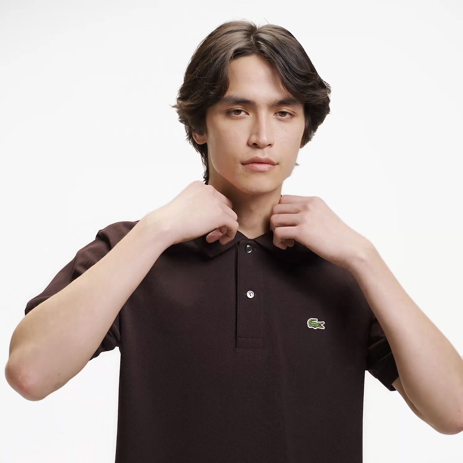 ラコステ L.12.12 ポロシャツ (無地・半袖)