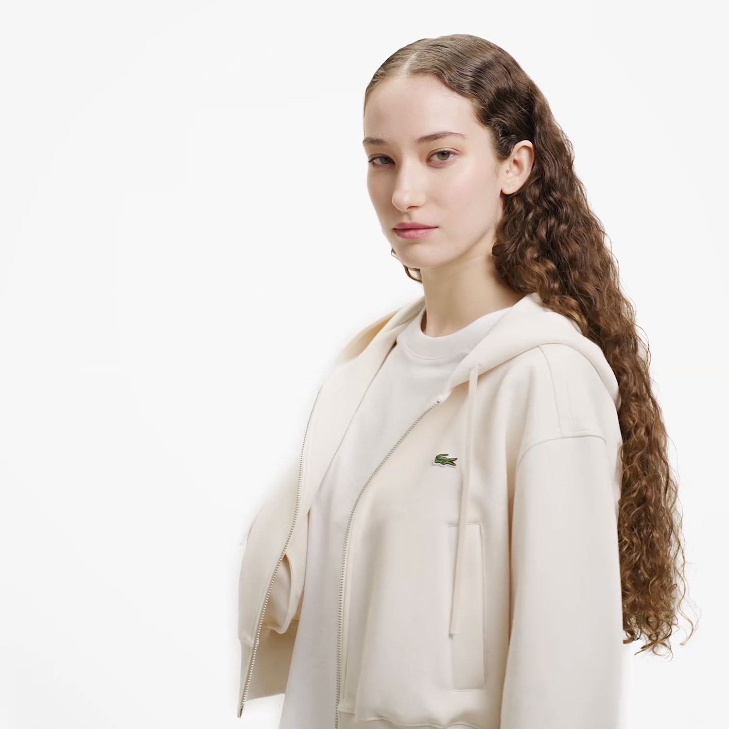 ダブルフェイスジャージジップフーディー