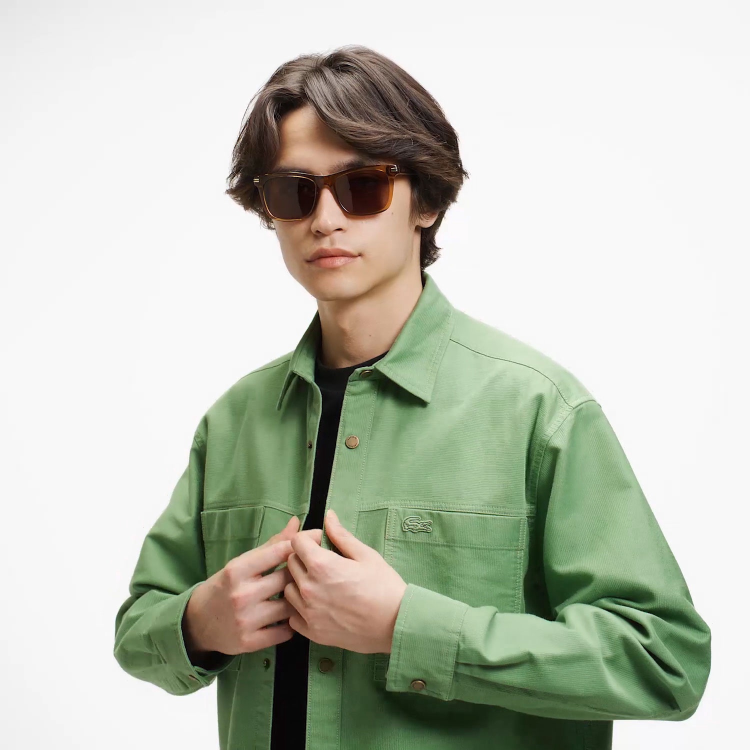 コードレーンシャツジャケット