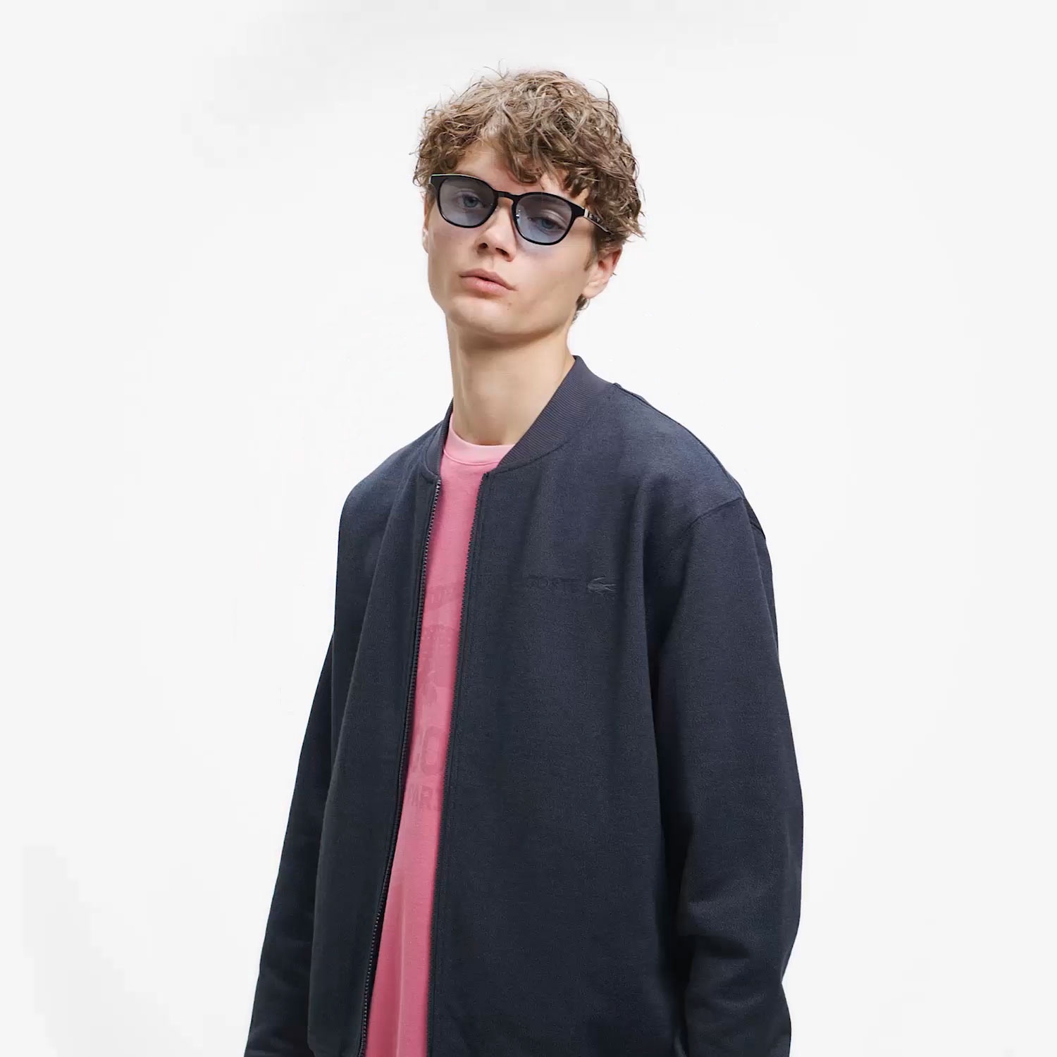 ヘザースウェットブルゾン