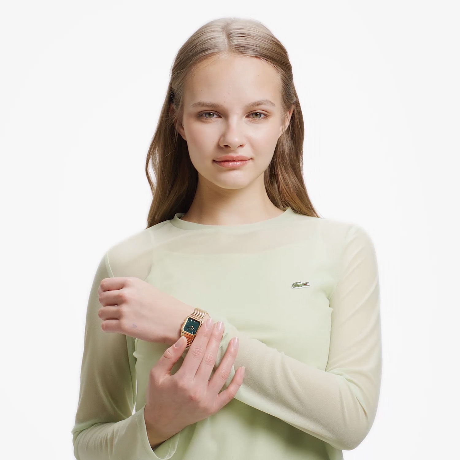 シアーレイヤードロングスリーブTシャツ