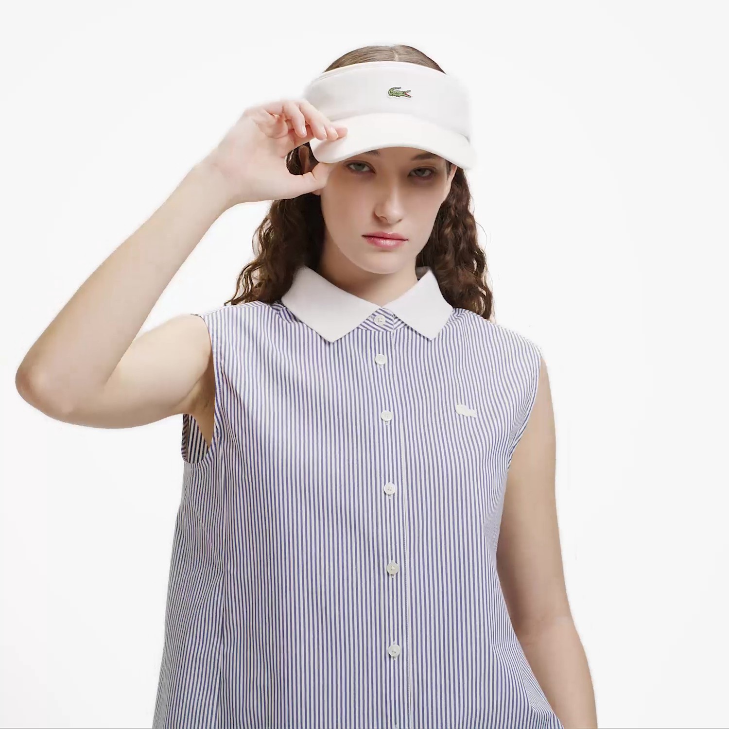 ノースリーブAラインシャツ