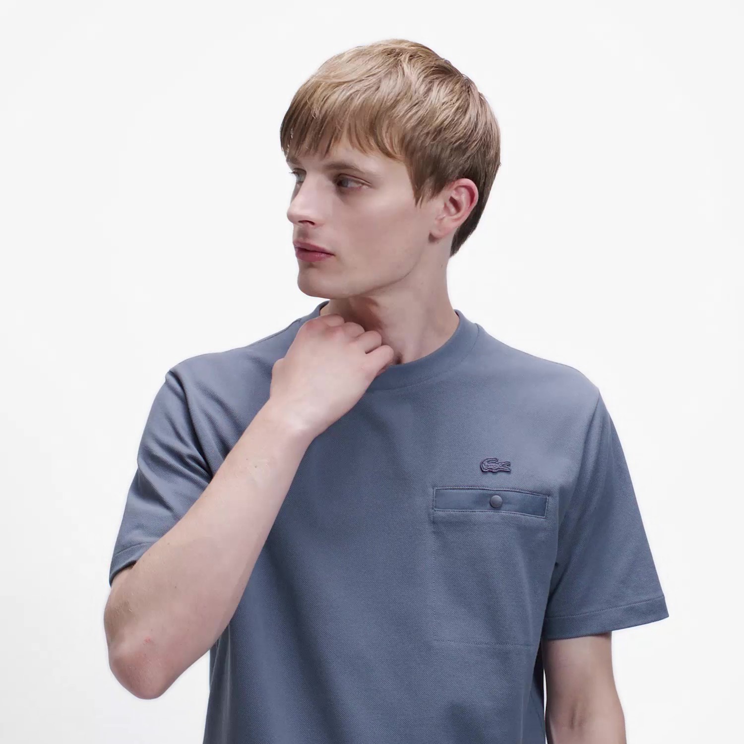 グログランポケットワントーンTシャツ