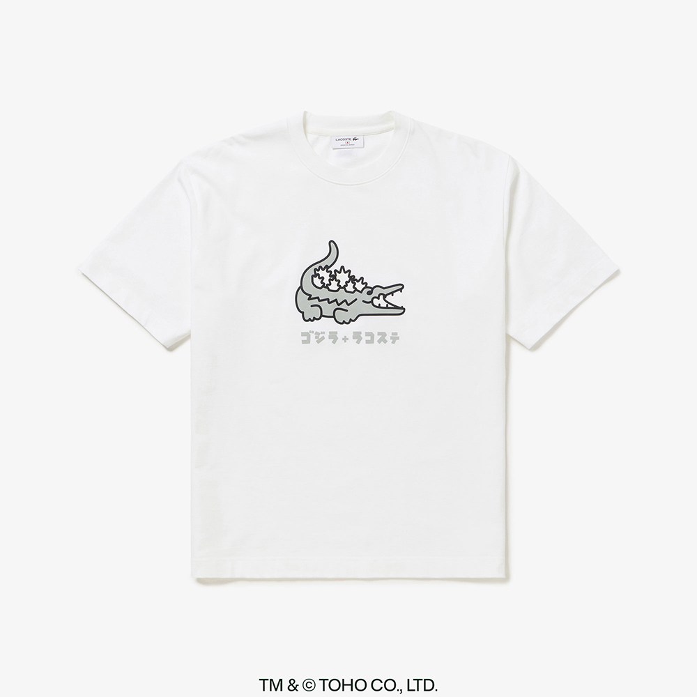 ゴジラ+ラコステ Tシャツ