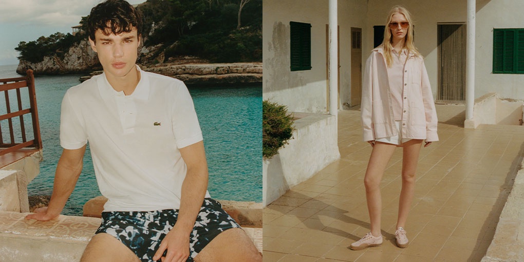 【人気⭐LACOSTE】ベージュ　薄いコート　ワニ　サイズ42 ラコステ / LACOSTE 公式オンラインストア