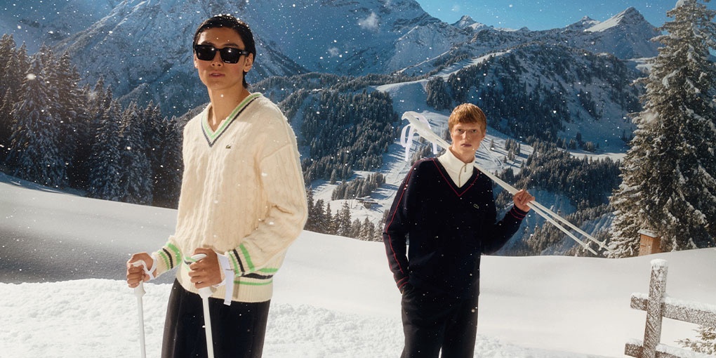 長袖 リブ カラ-ポロシャツ L1313 （杢・長袖) L1313DL - ラコステ