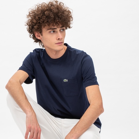 ラコステベーシッククルーネックポケットTシャツ