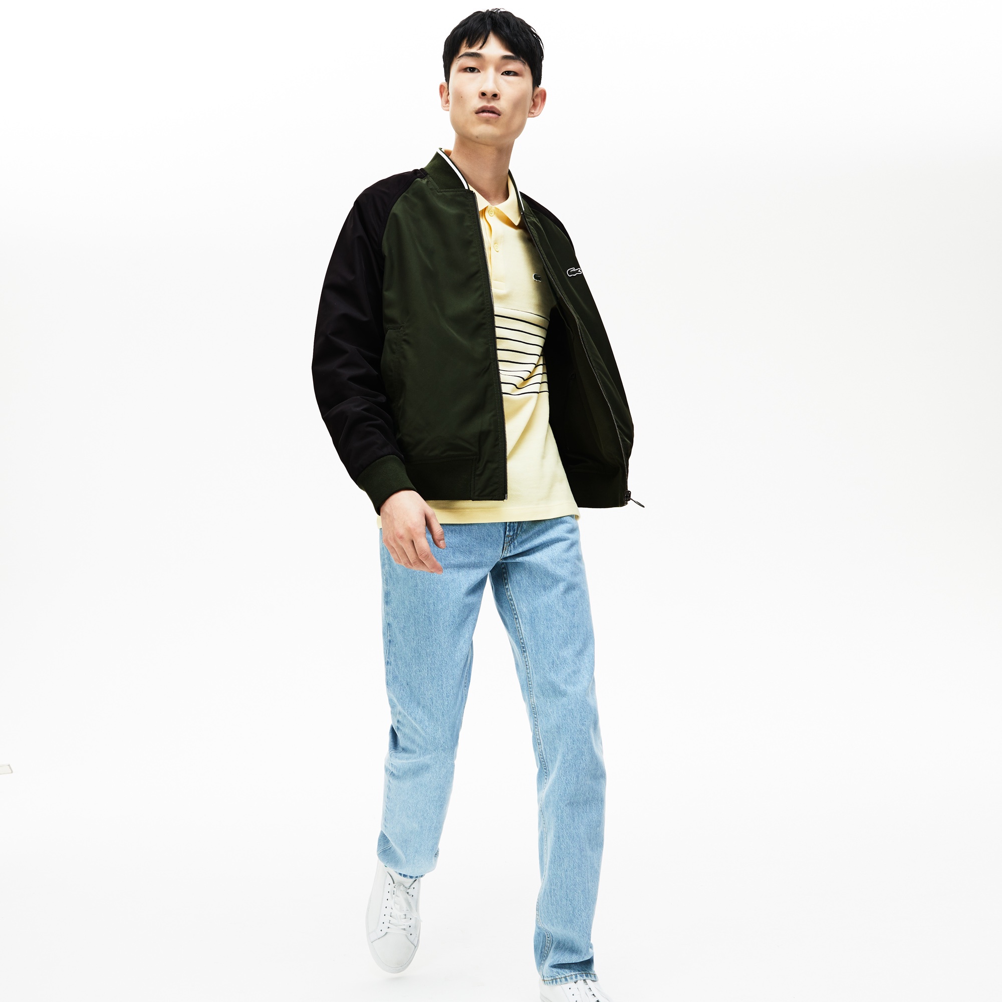 リバーシブルボンバージャケット BH3330L - ラコステ(LACOSTE)公式 リバーシブルボンバージャケット BH3330L - ラコステ(LACOSTE)公式