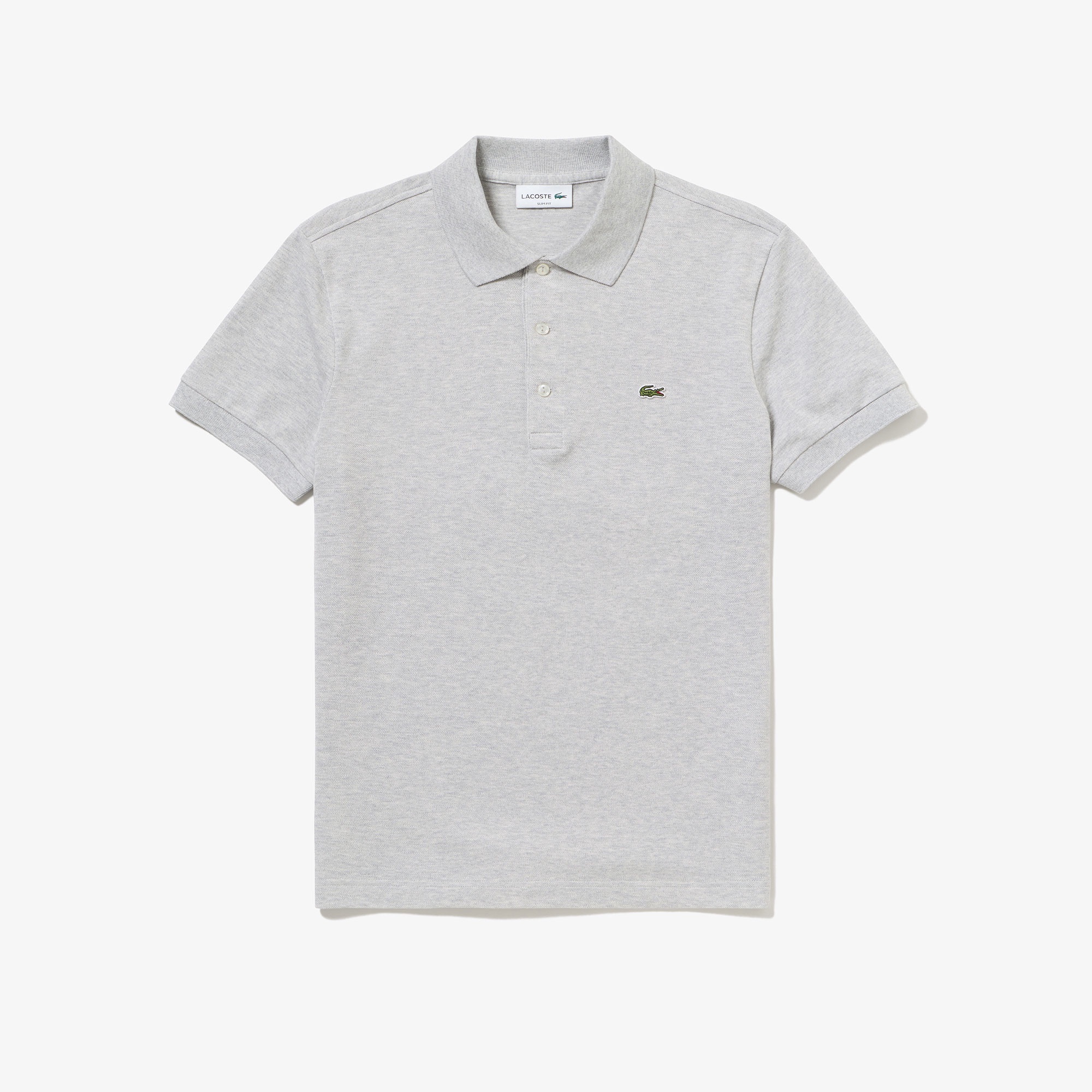 スリムフィットソリッドポロシャツ (半袖)