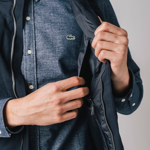 ピケダウンベスト うのにもお得な LACOSTE ラコステ ダウンベスト ピケダウン イエロー 48 ダウンベスト