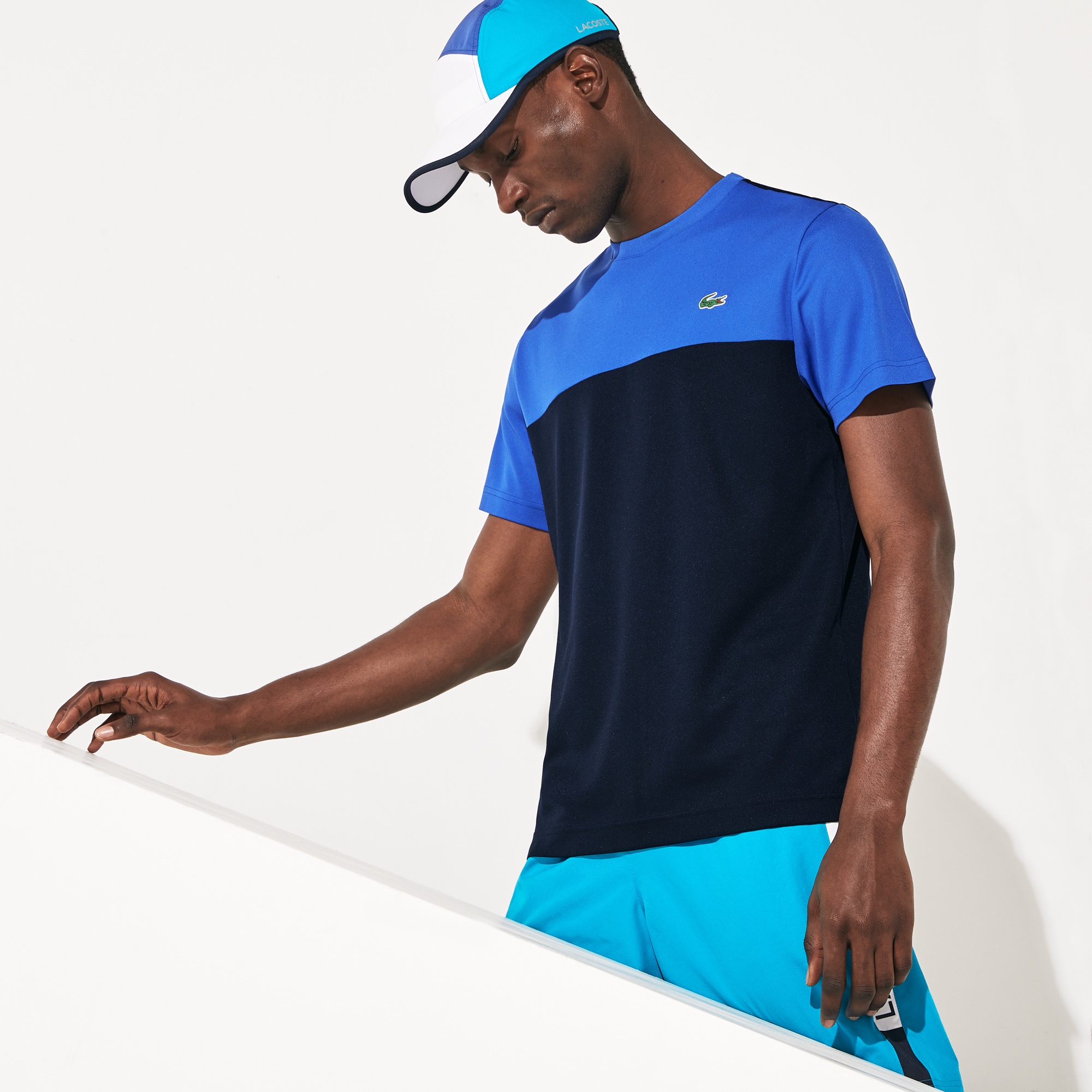 ウルトラドライ仕様カラーブロックピケtシャツ Th4856l ラコステ Lacoste 公式オンラインショップ