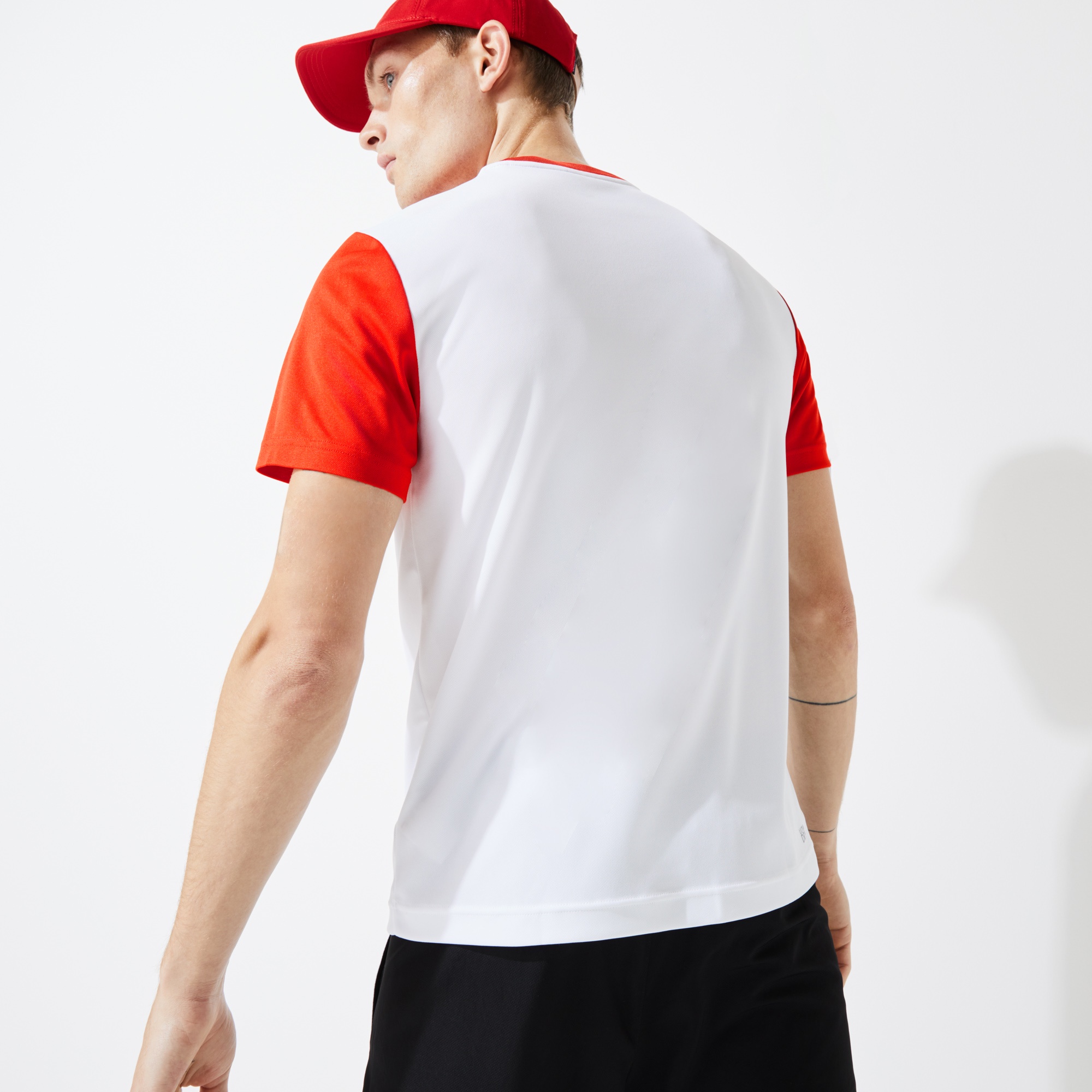 ウルトラドライ仕様カラーブロックピケtシャツ Th4856l ラコステ Lacoste 公式オンラインショップ