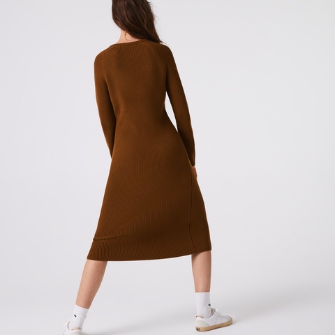 ロングリブニットドレス EF2324L - ラコステ（LACOSTE）公式 
