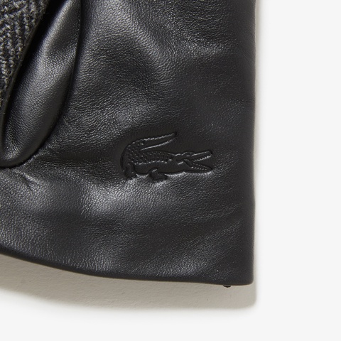 ヘリンボーン レザーコンビネーションショートグローブ Mgw2929 ラコステ Lacoste 公式オンラインショップ