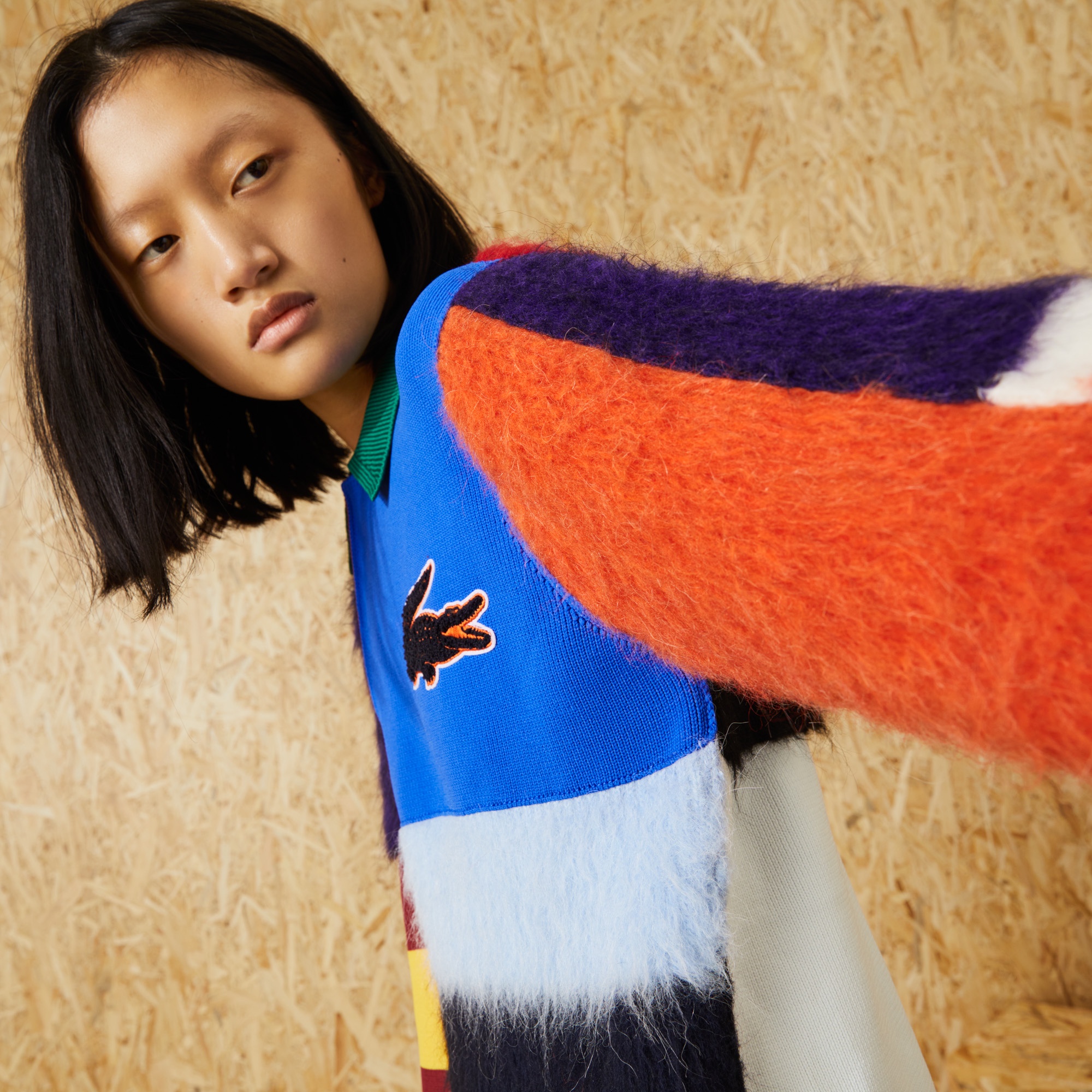 Fashion Show クレイジーコンビネーションポロカラーセーター Ah4711l ラコステ Lacoste 公式オンラインショップ