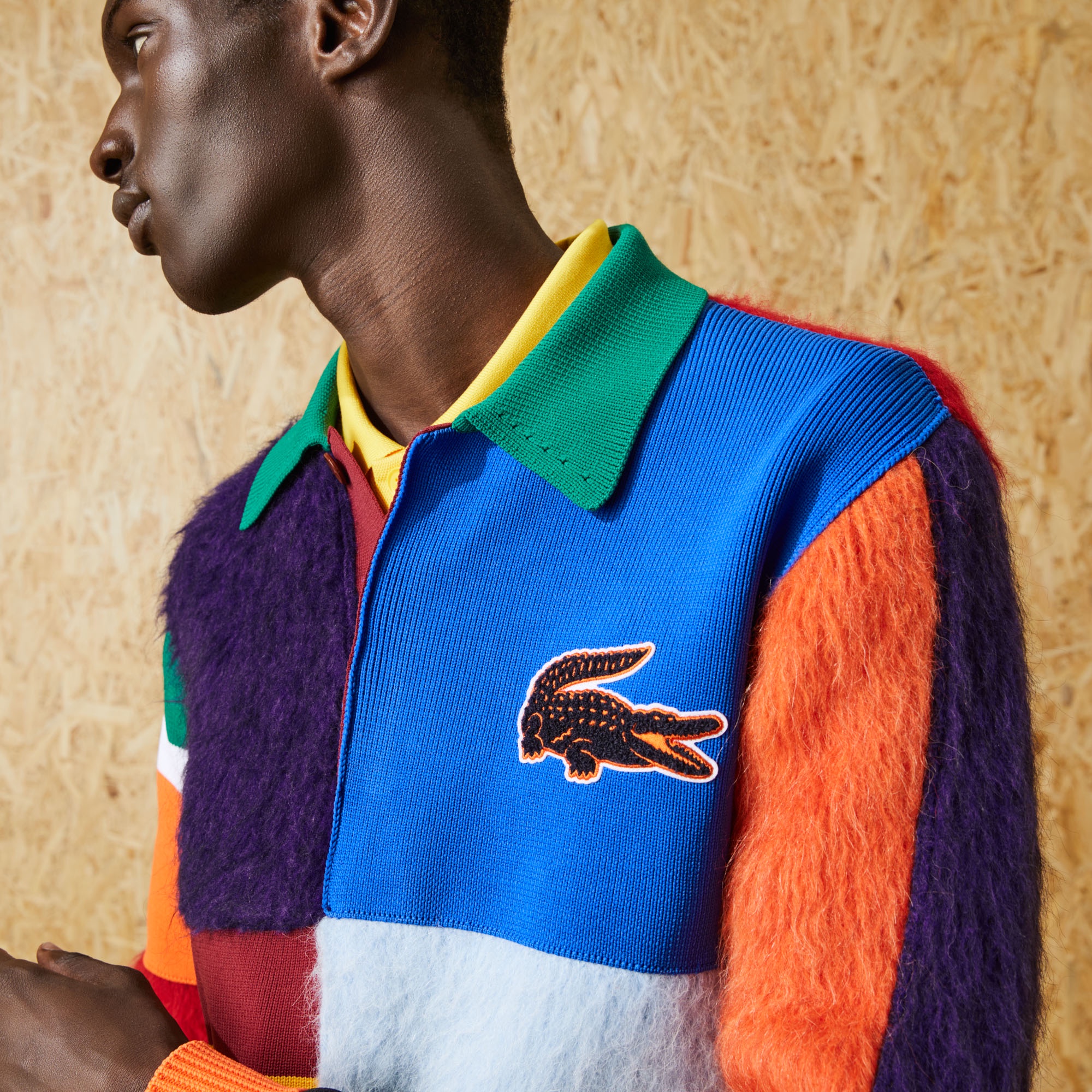 Fashion Show クレイジーコンビネーションポロカラーセーター Ah4711l ラコステ Lacoste 公式オンラインショップ