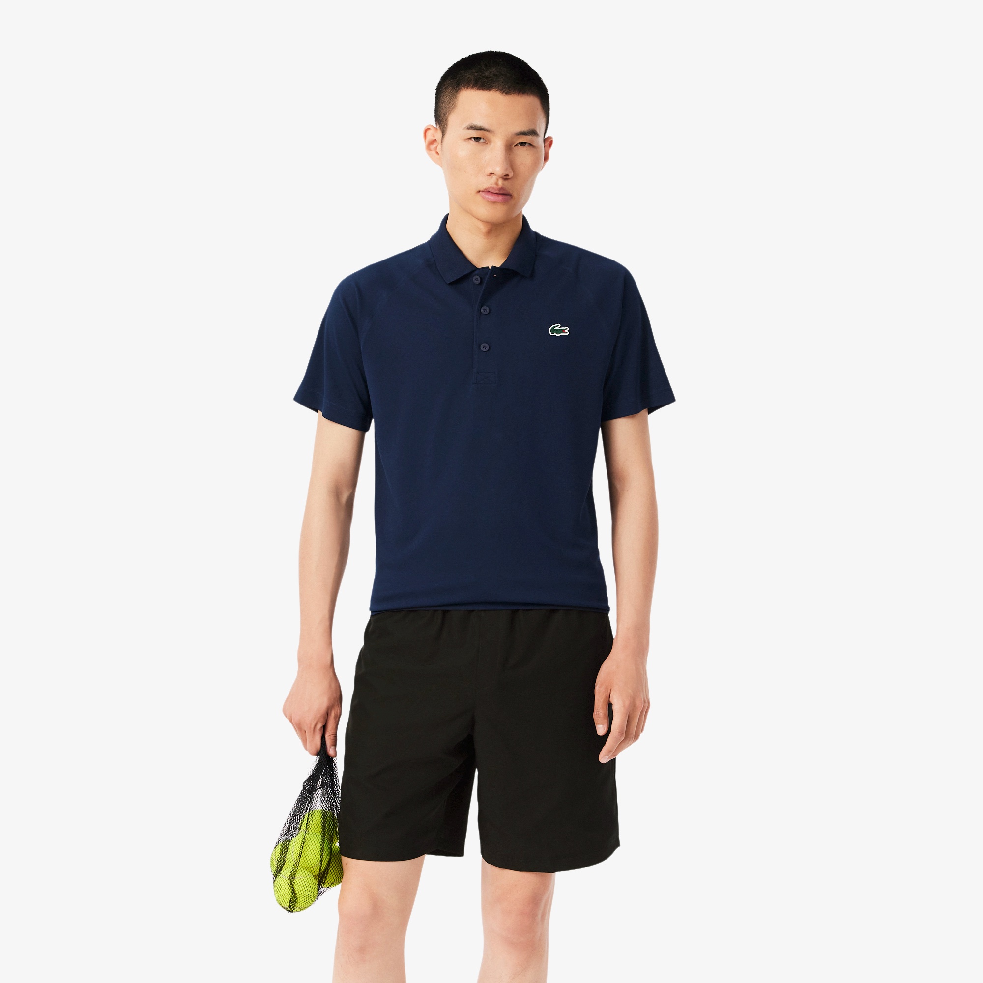 極美品)ラコステテニスポロシャツ LACOSTE ラコステ テニス 半袖速乾ポロシャツ FC5962 4サイズ