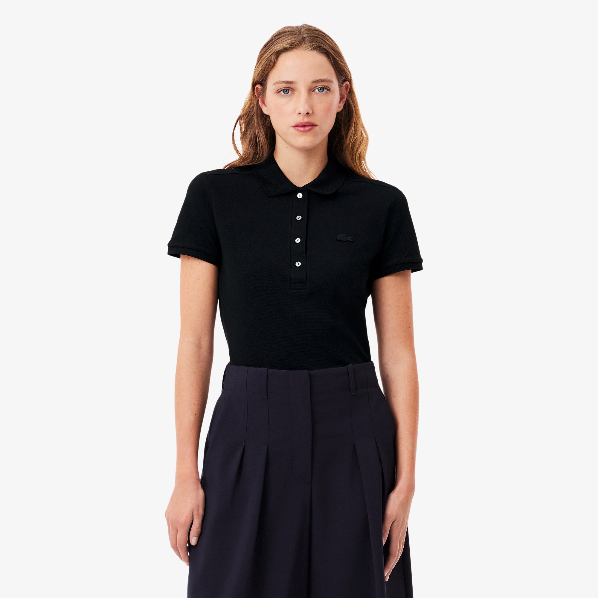 ラコステ スリムフィットポロシャツ レディース スリムフィット ポロシャツ - ラコステ（LACOSTE