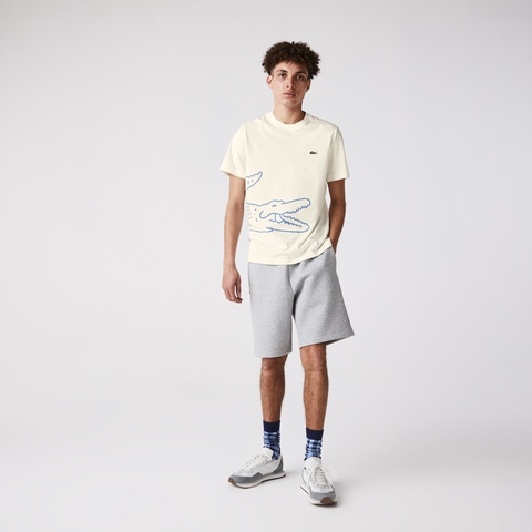 オーガニックコットンビッグワニロゴプリントtシャツ Th0458l ラコステ Lacoste 公式オンラインショップ