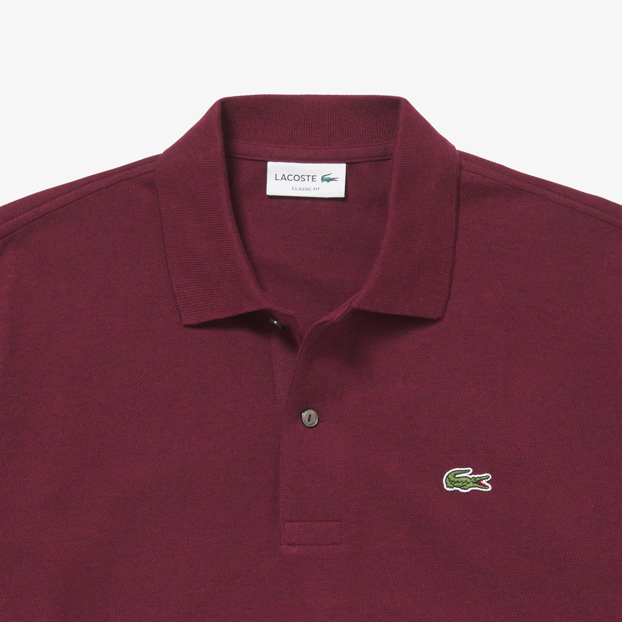 長袖 リブ カラ-ポロシャツ L1313 （杢・長袖)