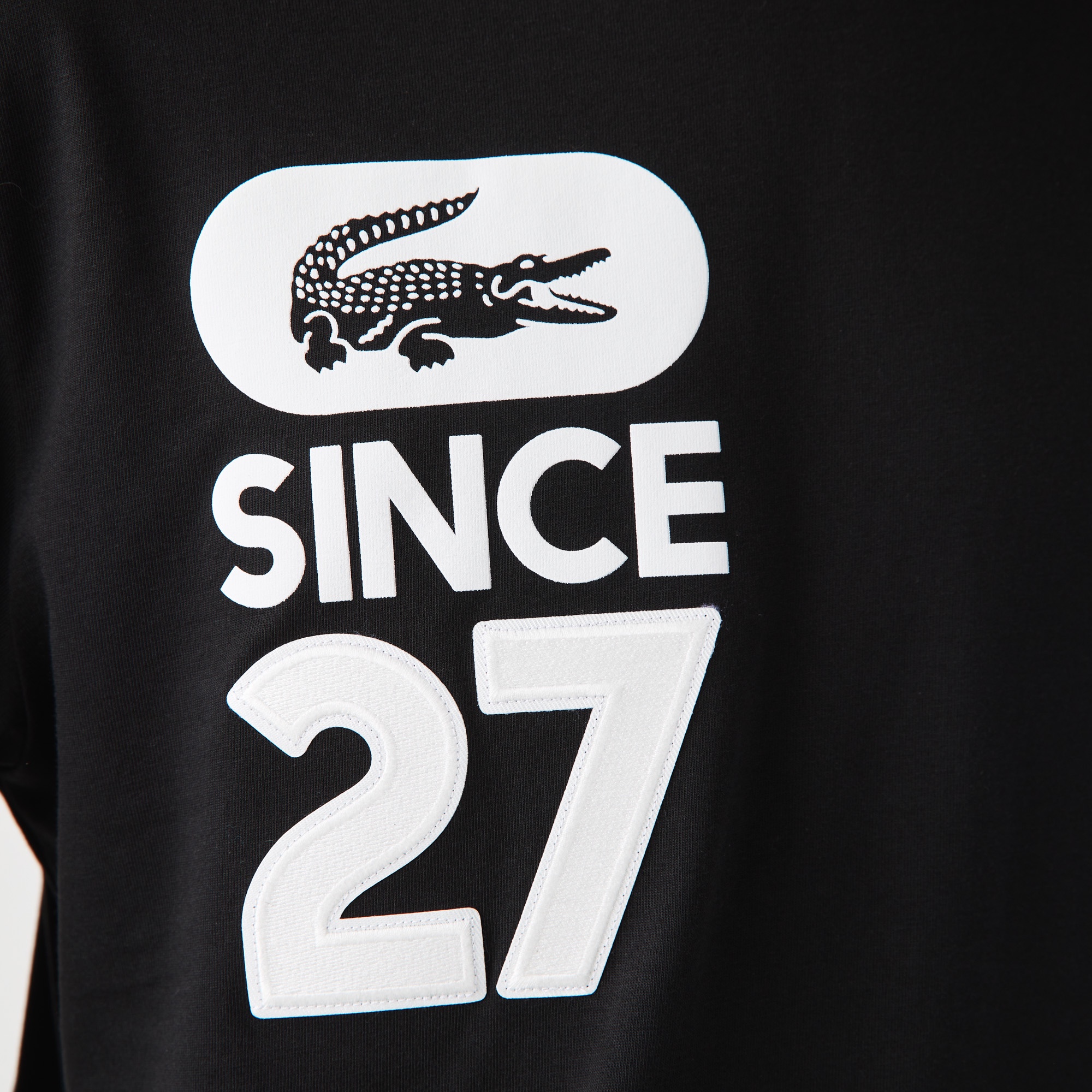 SINCE27プリントコットンTシャツ