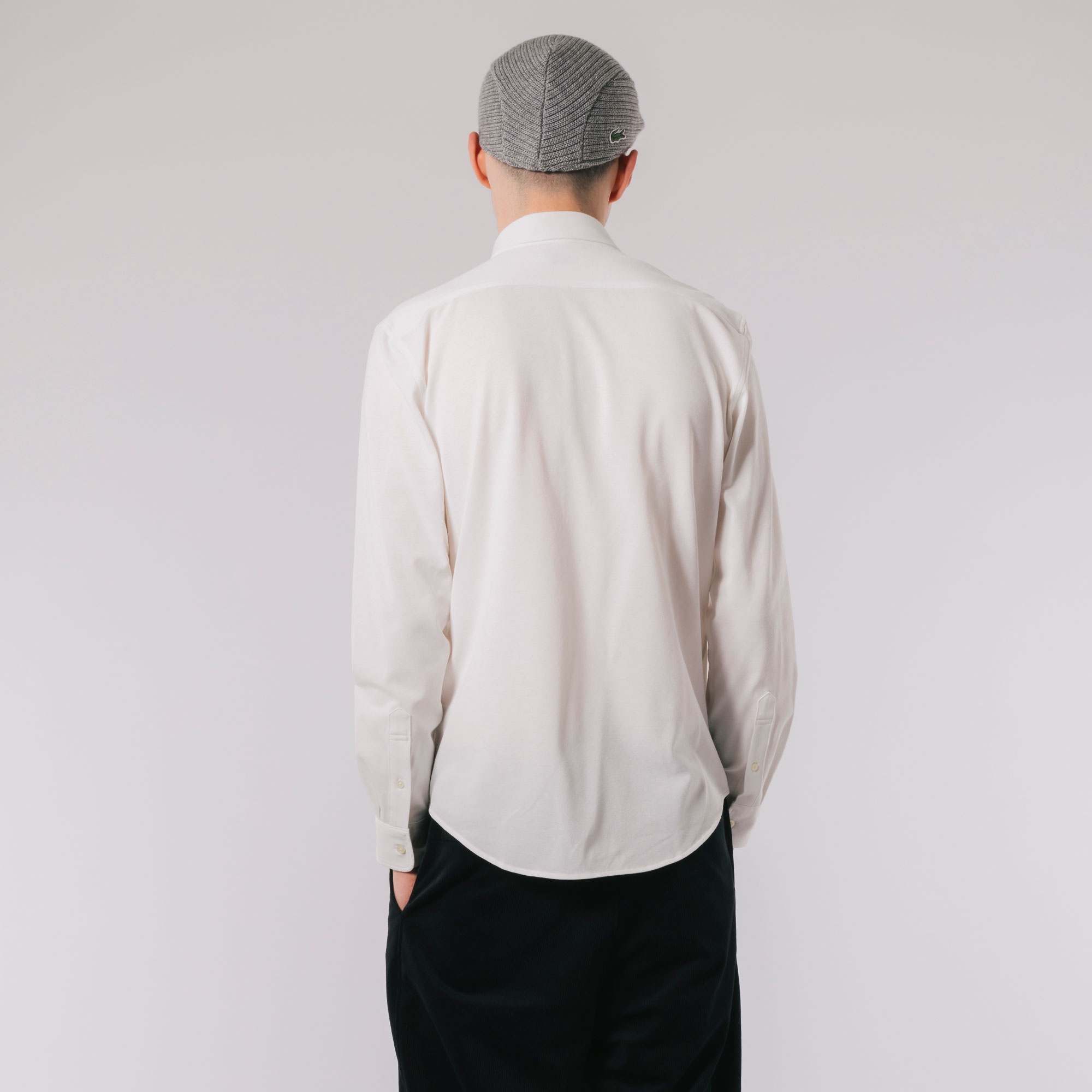 クールマックスブレンド鹿の子地シャツ