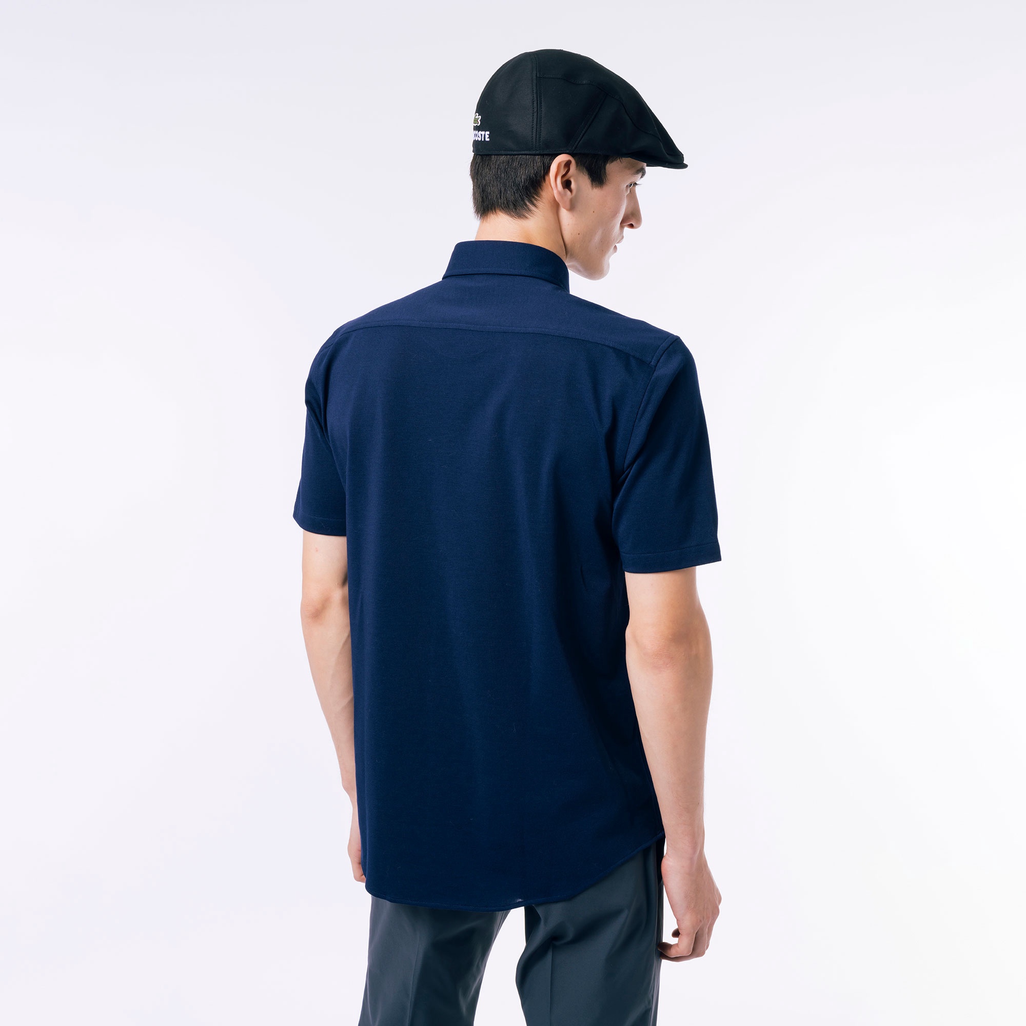 クールマックスブレンド鹿の子地半袖シャツ