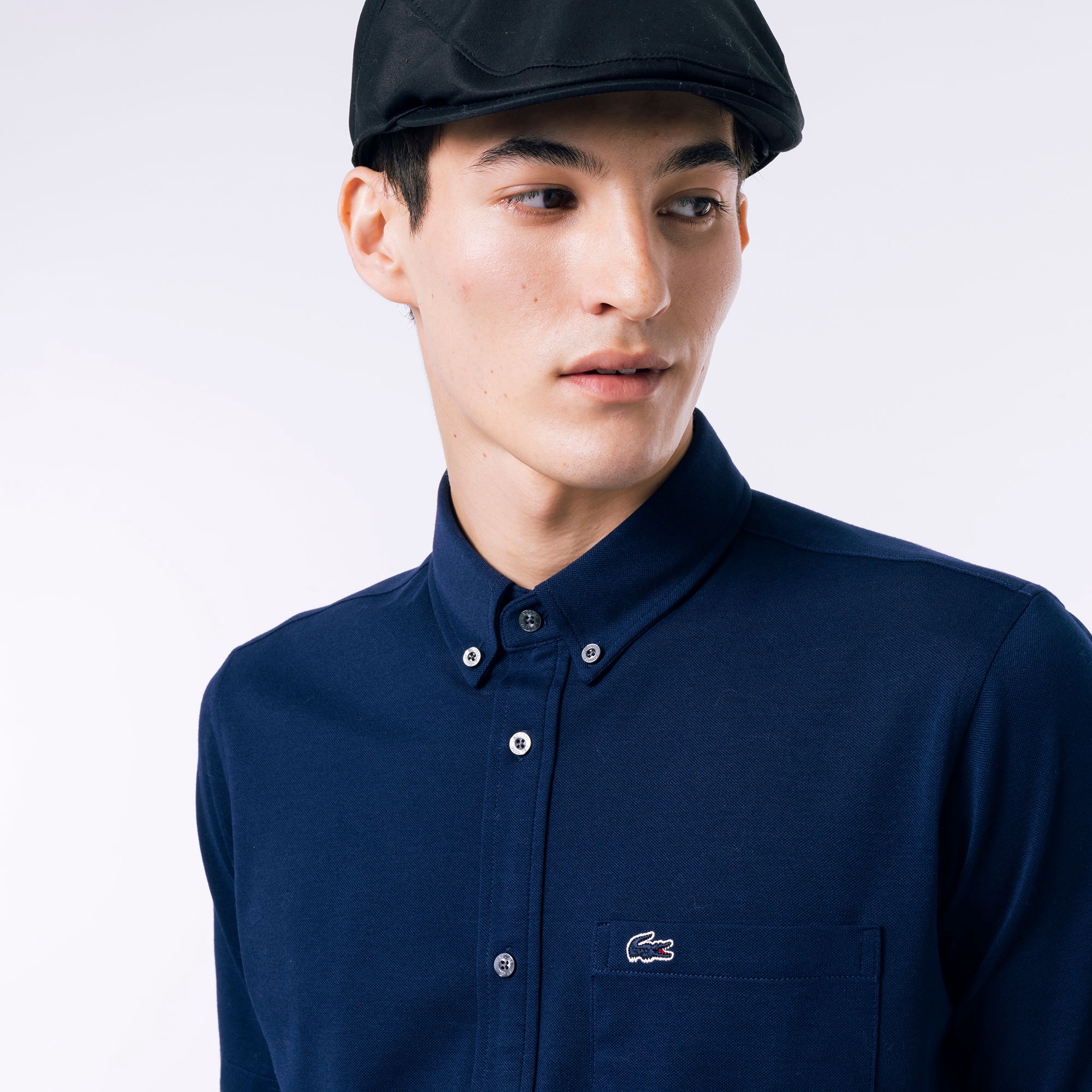 クールマックスブレンド鹿の子地半袖シャツ