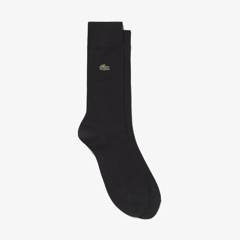 ヘリンボーンニットソックス LGM9058 - ラコステ（LACOSTE）公式