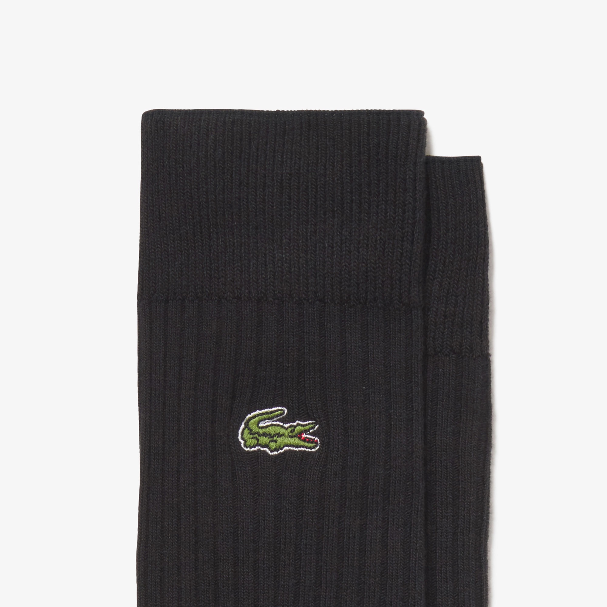 クロックエンブレム3×2リブニットソックス