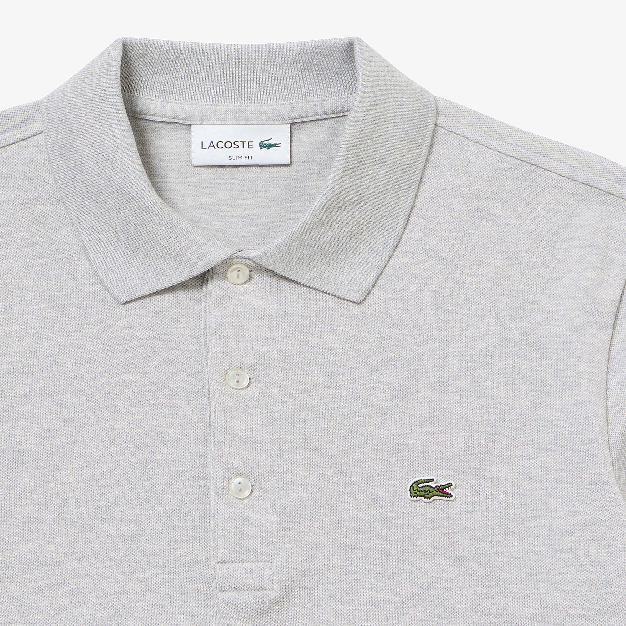 スリムフィットソリッドポロシャツ (半袖)