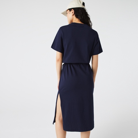 ストレートラインロングtシャツドレス Ef1192l ラコステ Lacoste 公式オンラインショップ