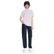 『Lacoste x A.P.C.』 レディースルーズフィットボーダーポロシャツ