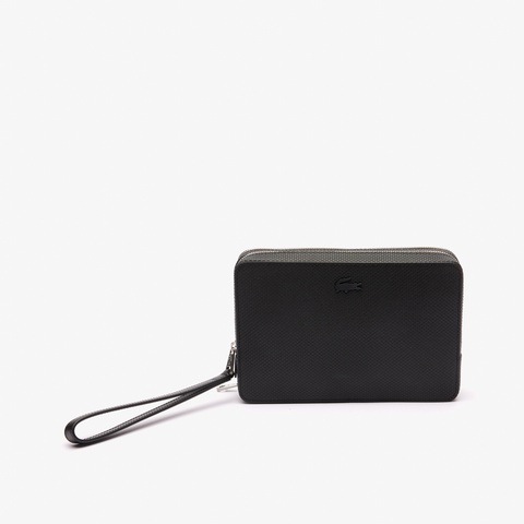 CHANTACO 鹿の子地エンボスレザーサニタリーポーチ NH2922C - ラコステ  