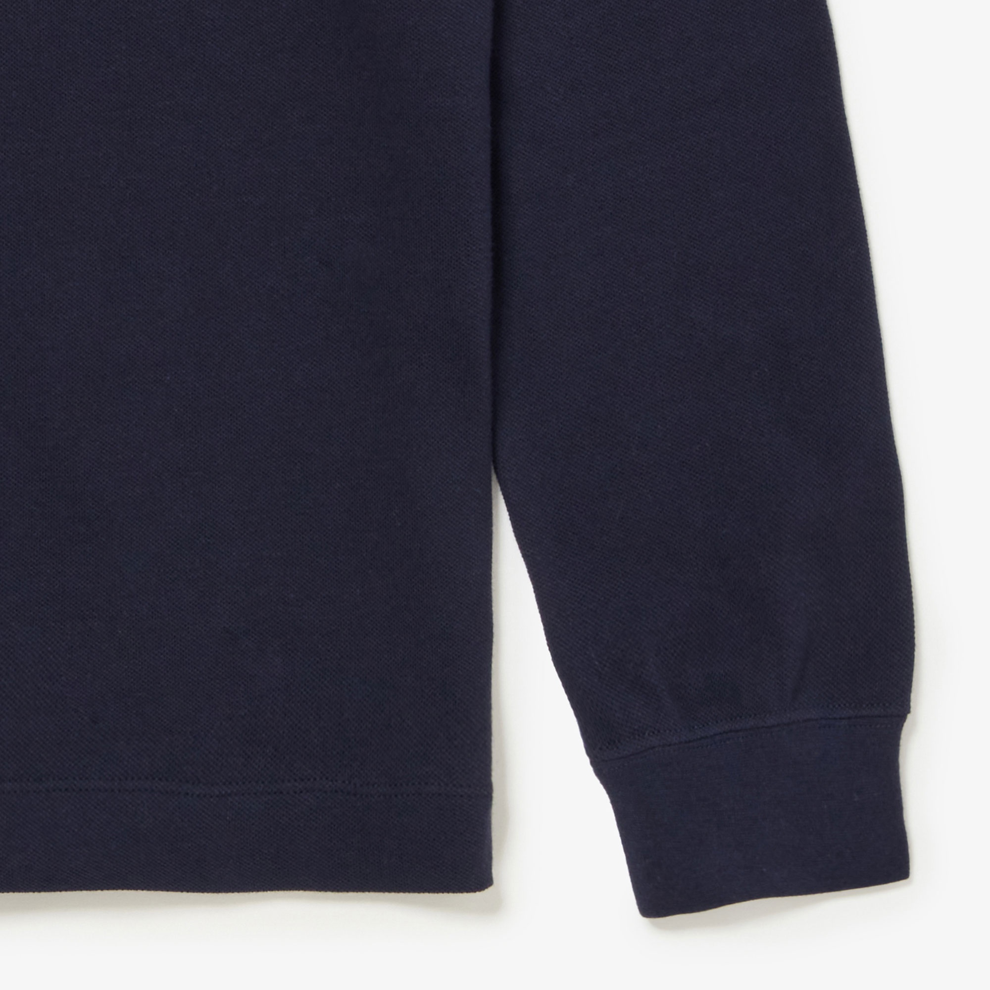 比翼フロントロングスリーブポロシャツ