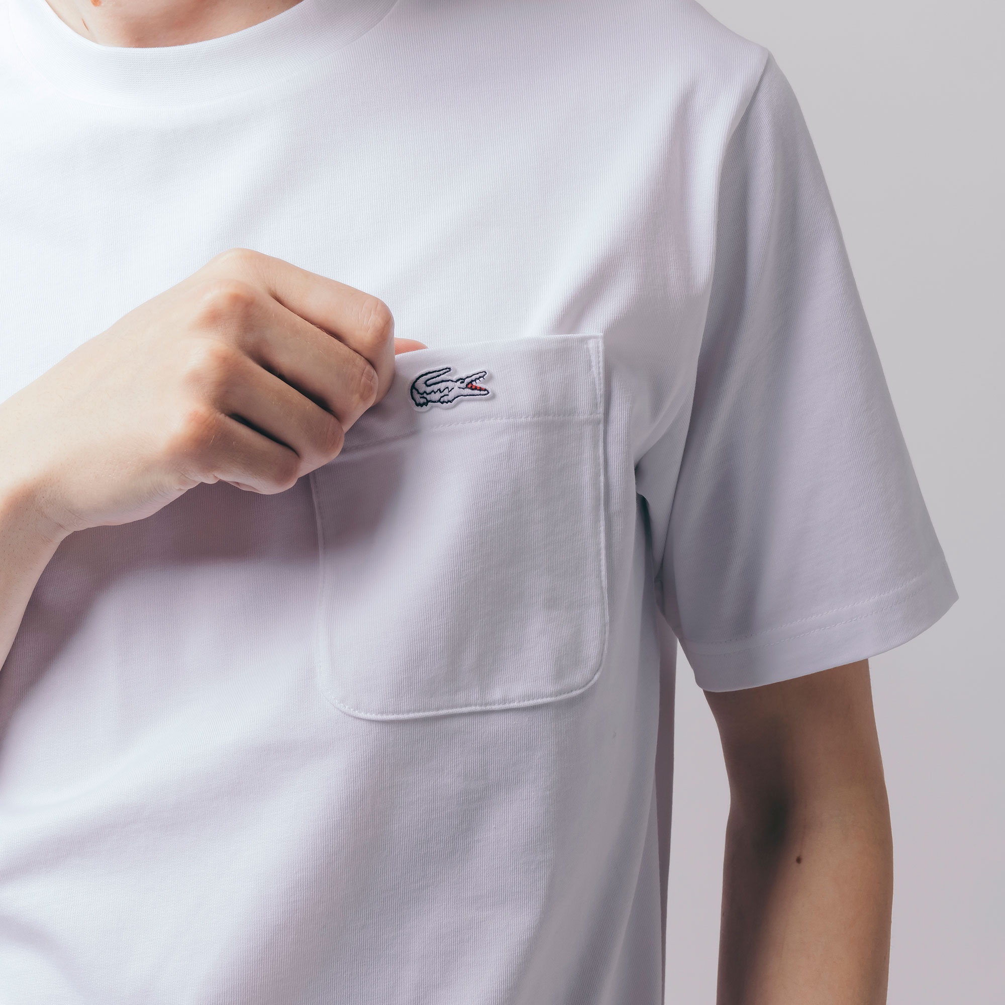アウトラインクロックポケットTシャツ