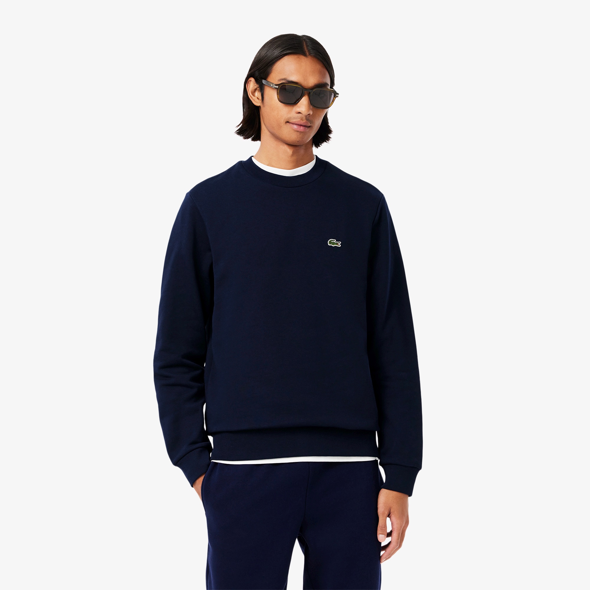 【新品】　ラコステ　エッセンシャル ラコステ LACOSTE エッセンシャルウールニットセーター（ライト