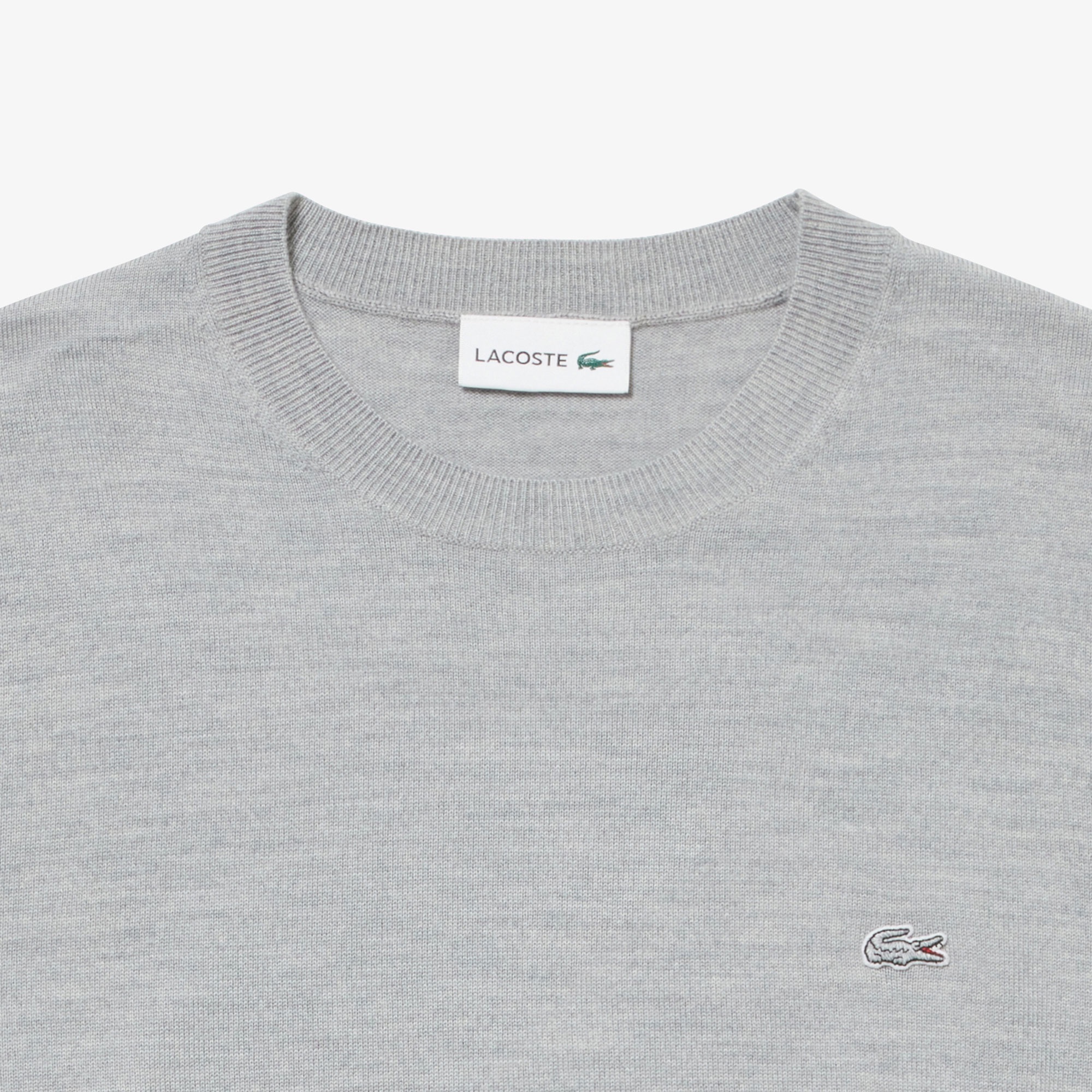 ウォッシャブルウールクルーネックニットセーター