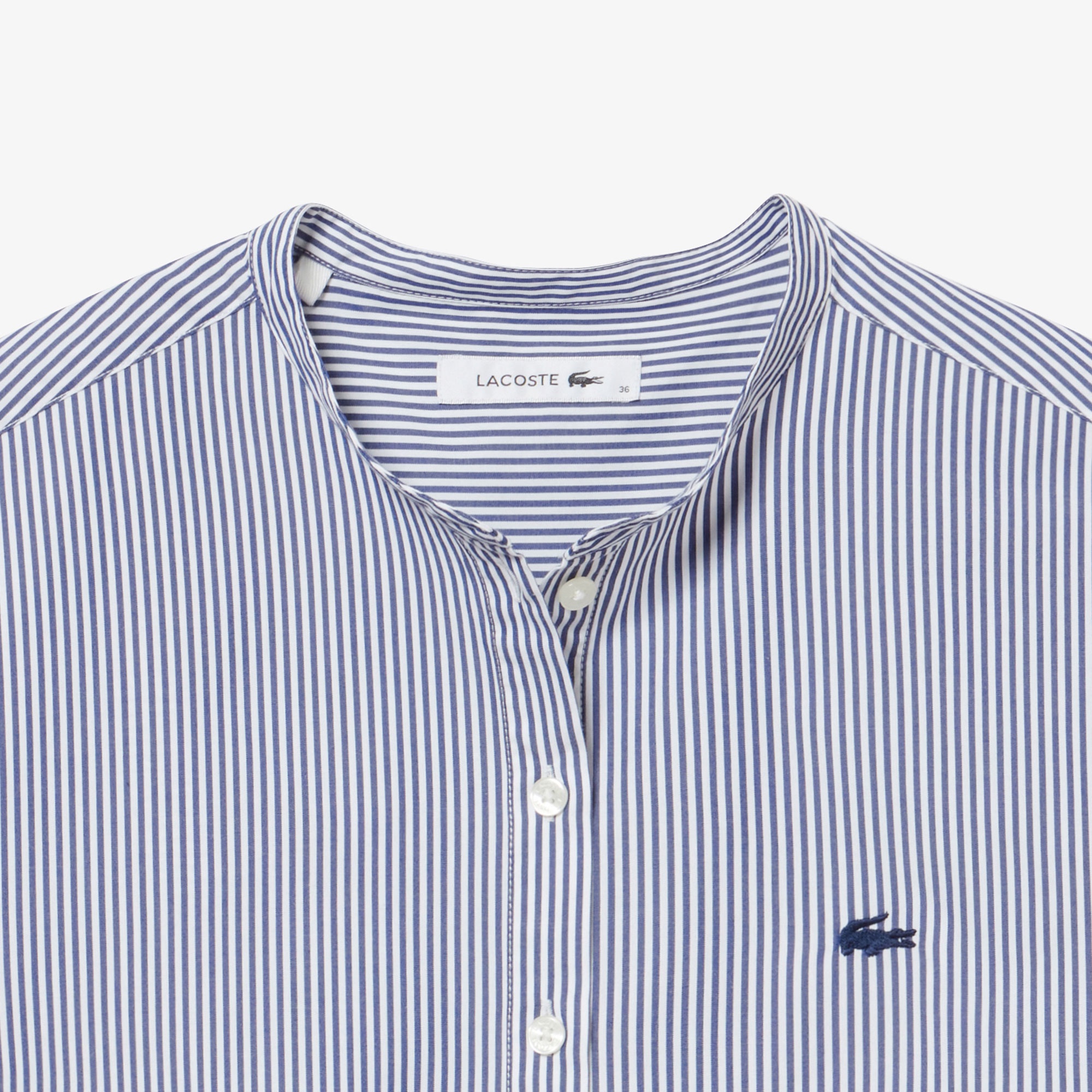 スタンドカラープルオーバーブラウス