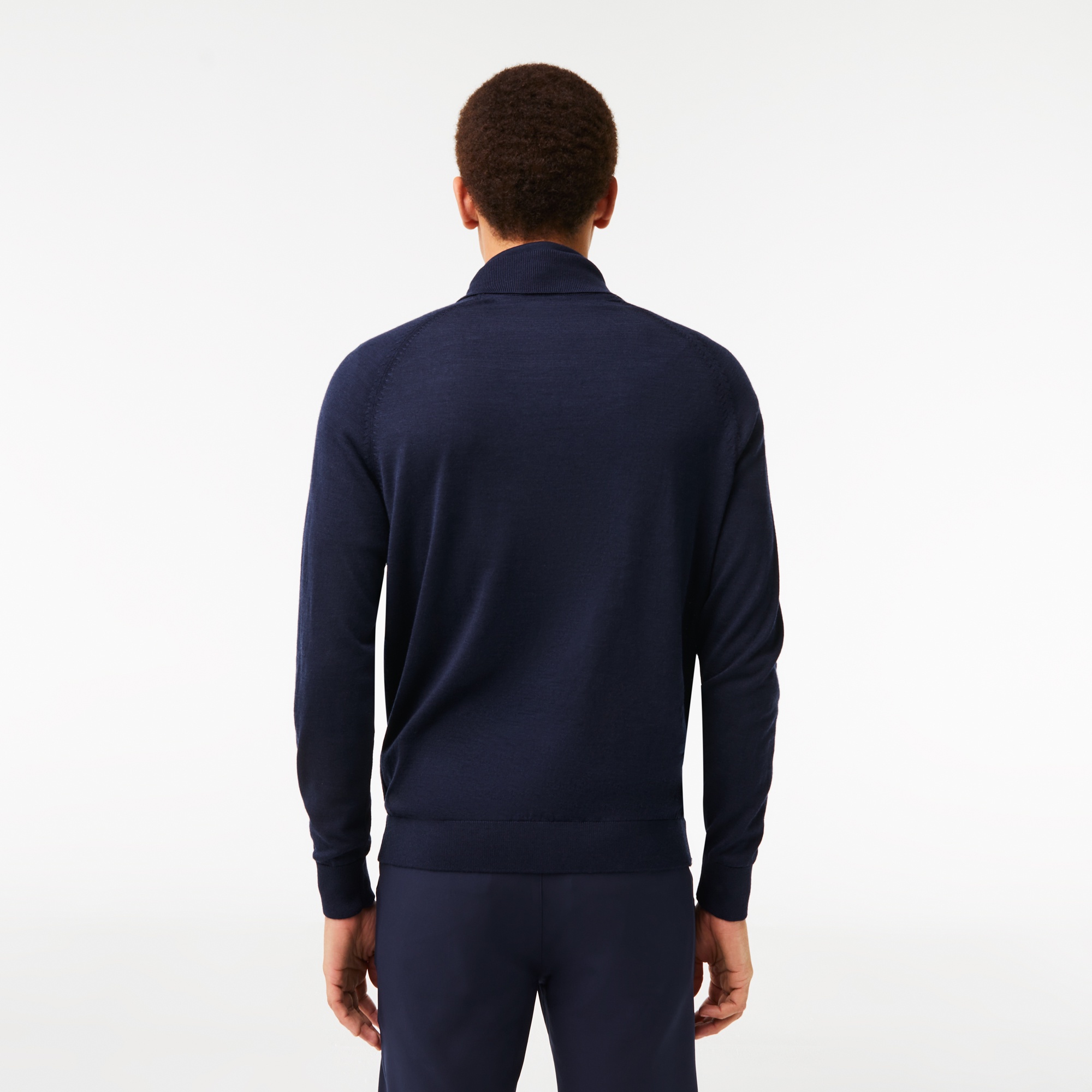 ポロカラーゴルフニットセーター