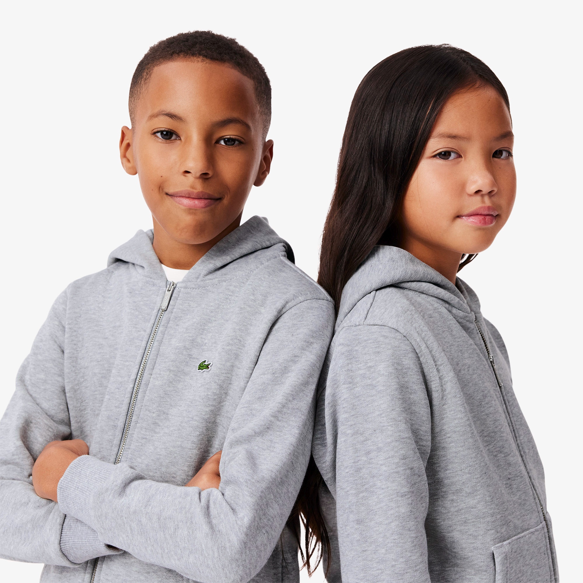 KIDSミニマルジップアップパーカ