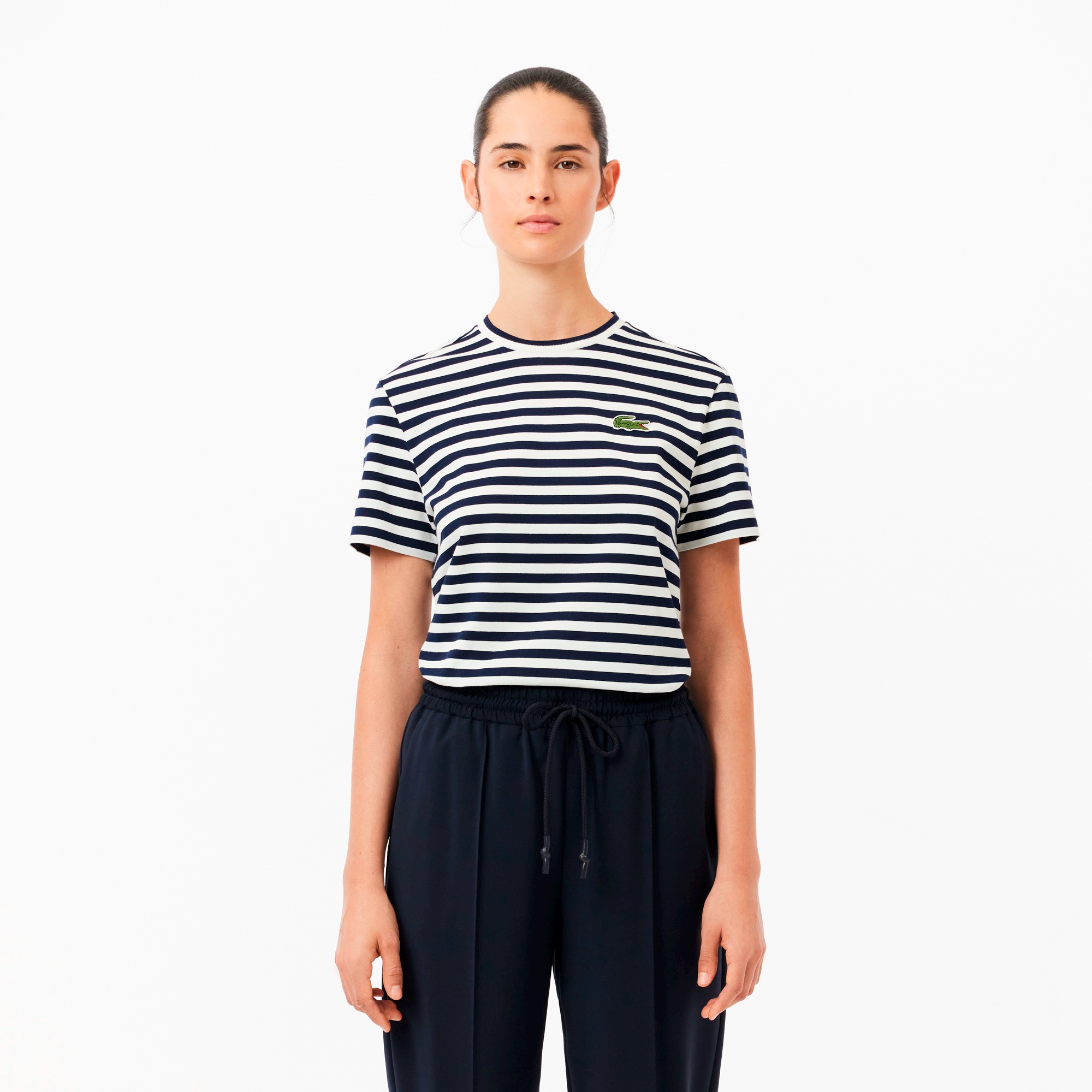ワイドマリンボーダーTシャツ TF2594L - ラコステ（LACOSTE