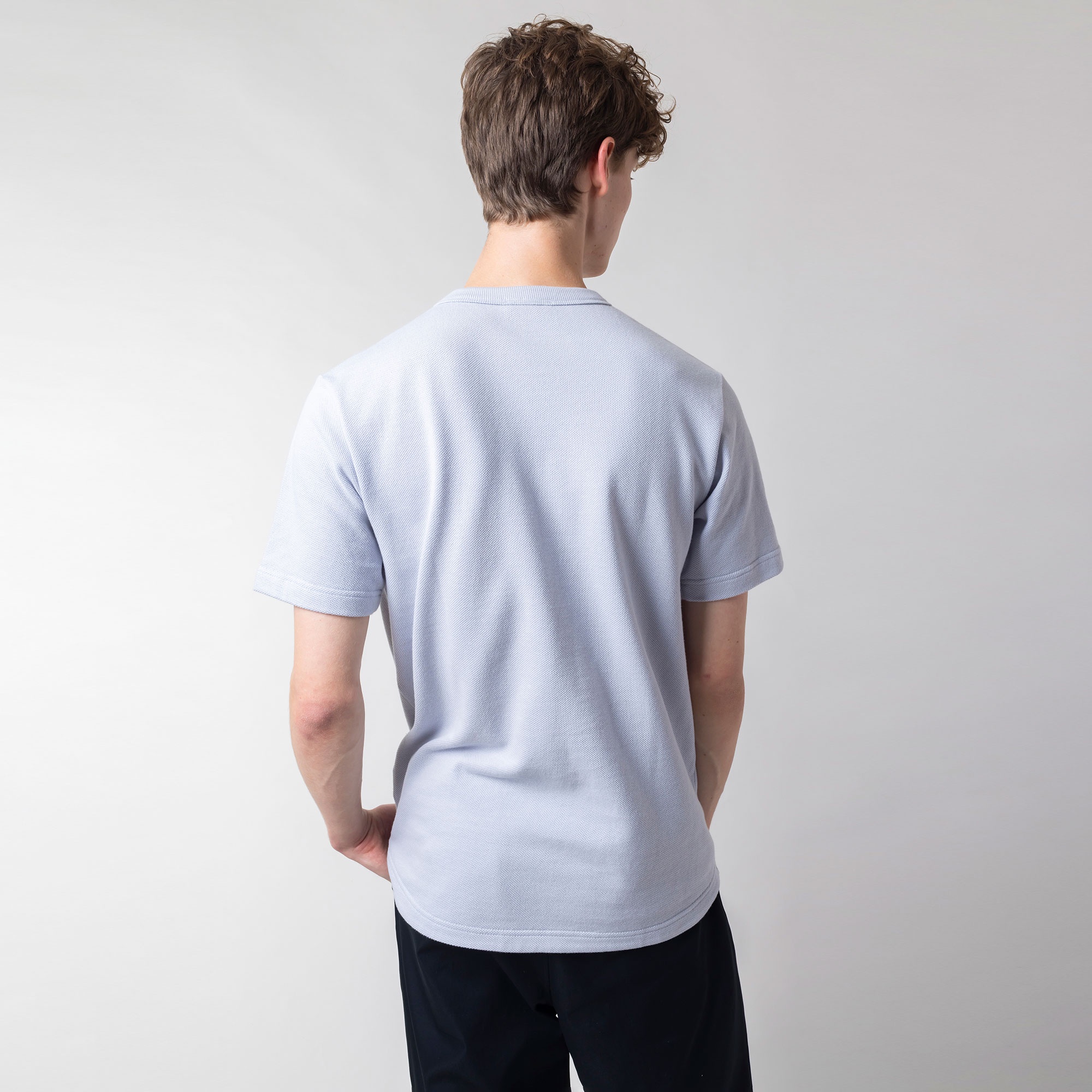 鹿の子地ポケットTシャツ