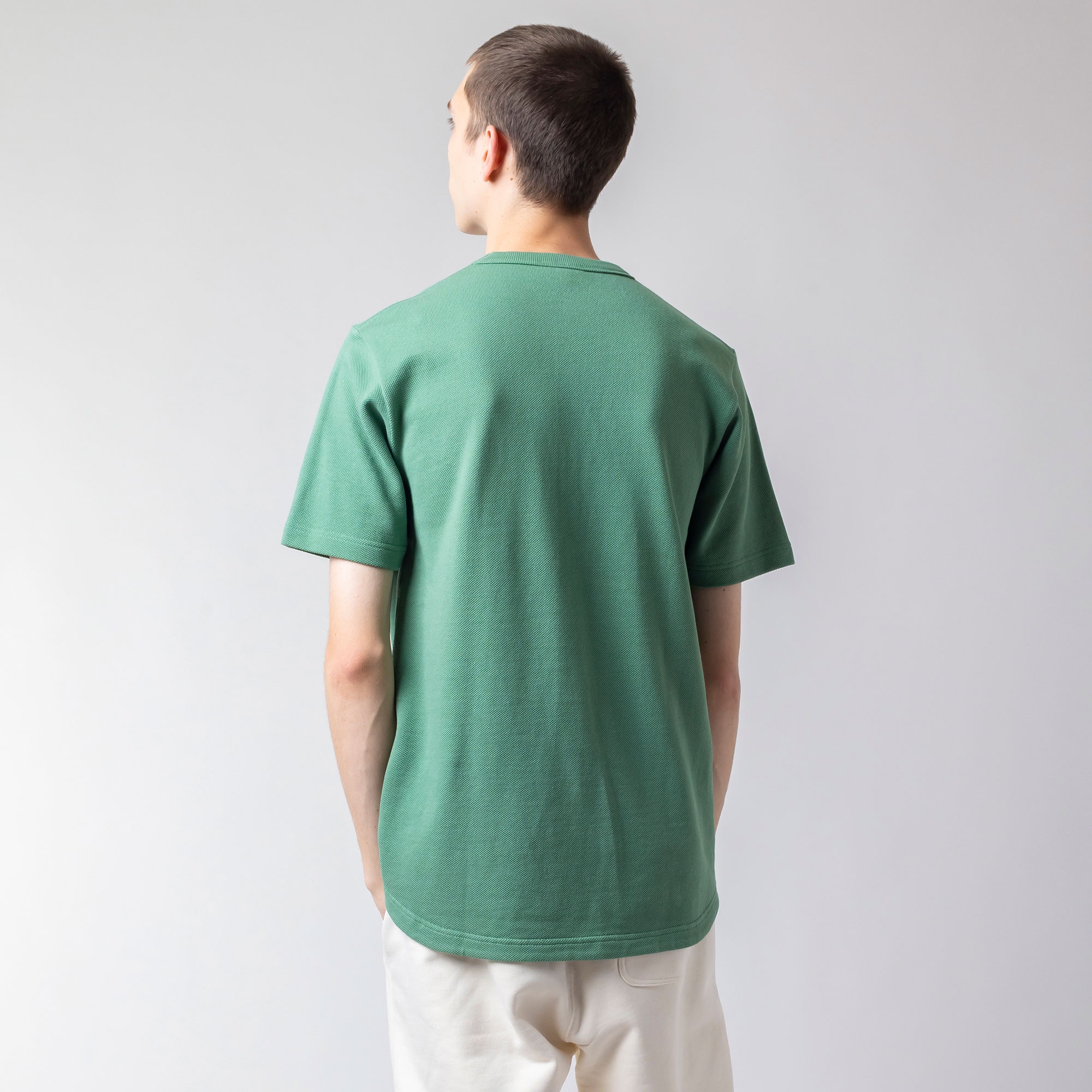 鹿の子地ポケットTシャツ