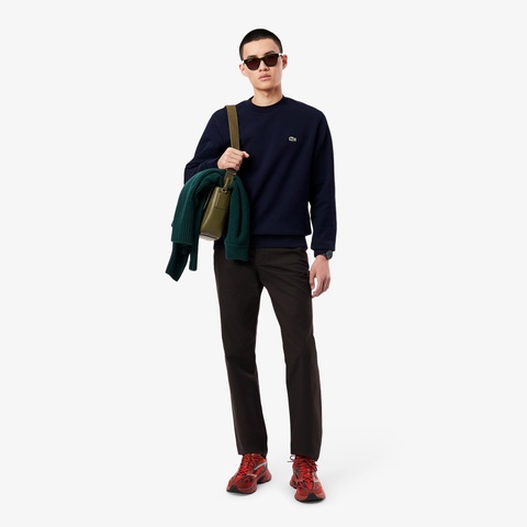 Lacoste　ラコステ　スウェット　セットアップ　黒 ラコステ LACOSTE ハーフジップスタンドカラースウェット（オフ