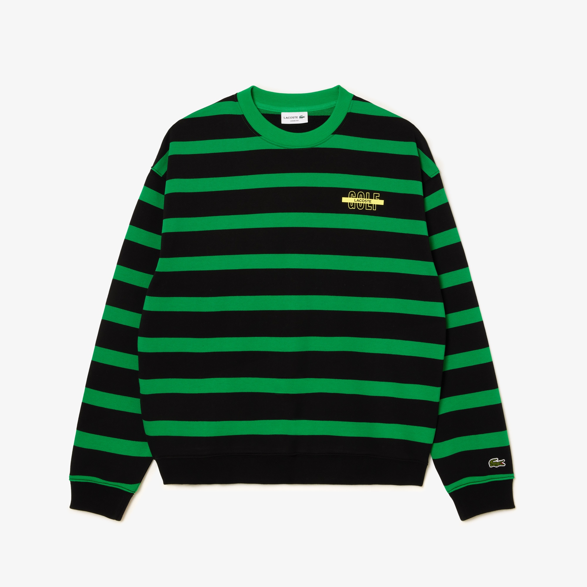 ビッグピッチボーダークルーネックスウェット