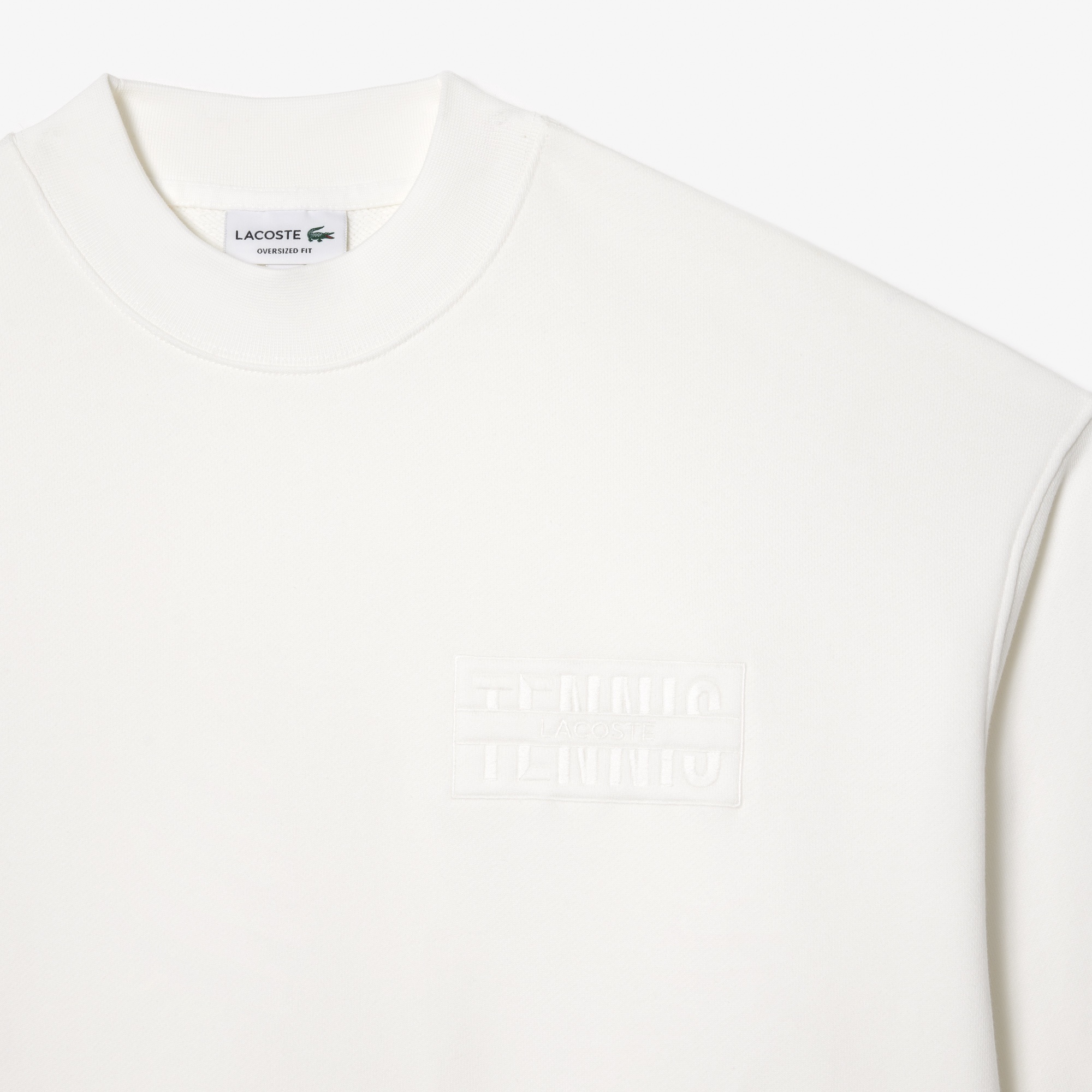 ラコステテニスステッチクルーネックスウェット