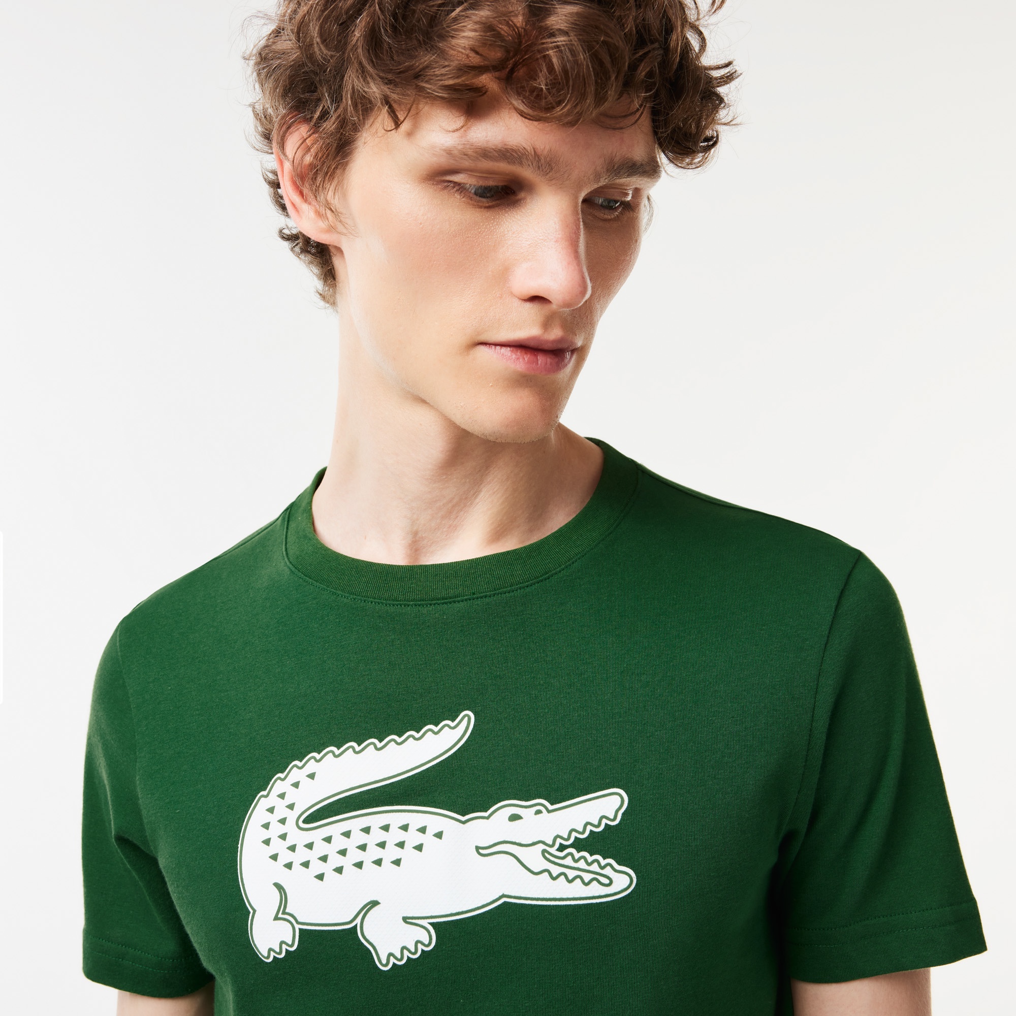 コットンブレンドウルトラドライロゴプリントTシャツ
