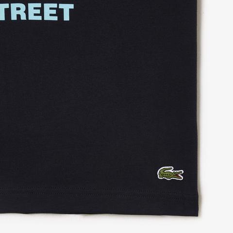 ルネ・ラコステ グラフィックプリントTシャツ