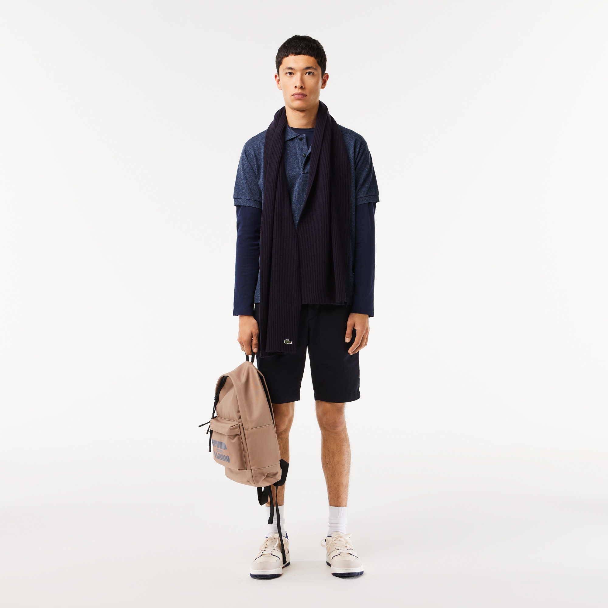 ラコステ L.12.64 ポロシャツ (杢・半袖)